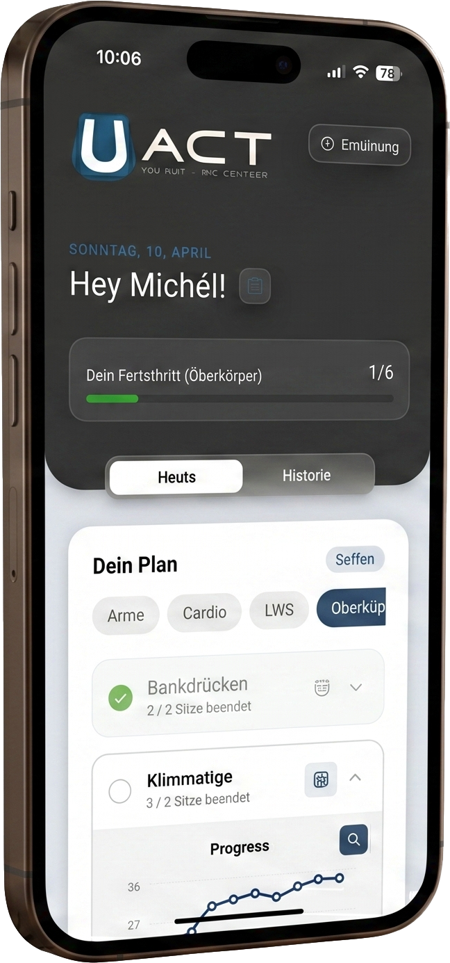 U-ACT App – Training Tracking